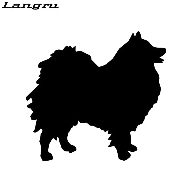 

Langru немецкий Spitz стикер на машину с собакой, забавные персонализированные аксессуары для мотоцикла и автомобиля Jdm