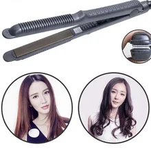 Керамический волос гофрированный щипцы для завивки выпрямитель для волос регулировка температуры электрический бигуди гофрированные волнистые волосы