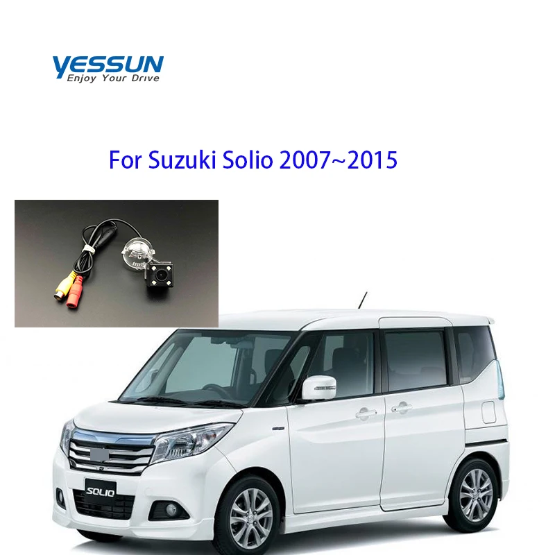 Yessun камера номерного знака для Suzuki Solio 2007~ Автомобильная камера заднего вида помощь при парковке
