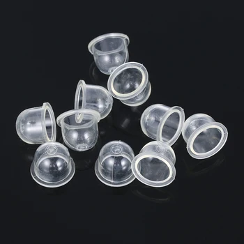 

10PCS New White PVC Fuel Pump Carburetor Primer Bulb for Chainsaws Trimmer Brushcutter Clear Automobiles Accessories