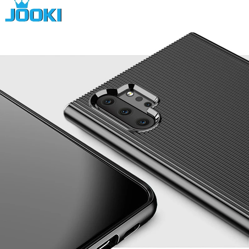 

For Samsung Note10pro Carbon Fiber Shockproof TPU Cover For Samsung Galaxy Note 10 Case Full Protector Fitted Soft silicone Case