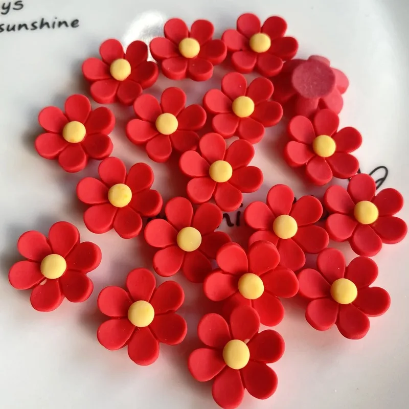 10Pcs/lot kawaii matte flowers resin cabochon flatbacks for phone case deoc parts DIY scrapbooking hair bows center accessories
