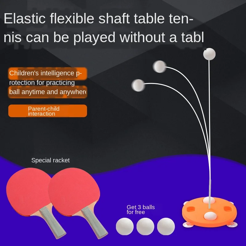

Table Tennis Trainer Elastic soft shaft Develop focus