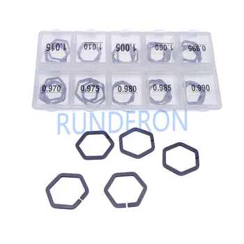 

50pcs Piezo Injector Solenoid Valve Stroke Gap Adjusting Washer Shim for Siemens VDO Size 0.970-1.015