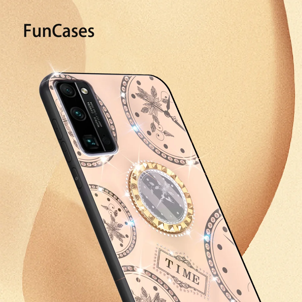 Mengkilap untuk Huawei Honor 30 Pro Lembut TPU Shell Huawei Menikmati 9E 10 Kehormatan 30 20 Lite Plus Pro 10S 30S 9 10i 20i Z 9S 20S 8 10E