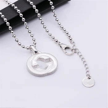 

100% 925 sterling silver necklace, classic European and American fashion jewelry gift, exquisite workmanship, original logo 1:1