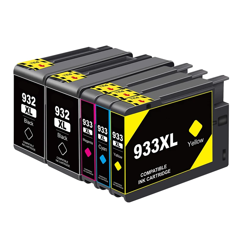 Сменный картридж befon 932 933 для принтера HP 932XL 933XL совместим с принтером Officejet 6600 6700