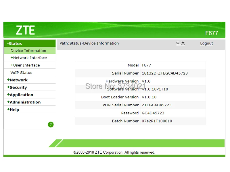 40 шт./коробка zte волоконно-оптический модем F677 GPON ONU ONT 1GE + 3FE + 1TEL + 1USB + wifi, та же функция zte ONU F623, английская версия, без коробки