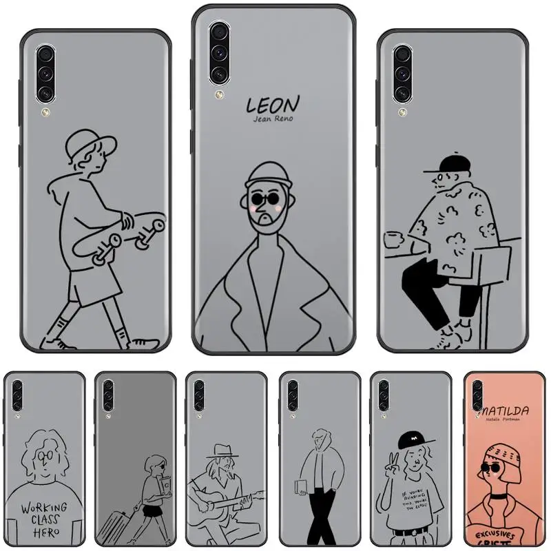 

This killer is not too cold Killer Leon Phone Case For Samsung Galaxy A 3 6 7 8 10 21 01 11 31 91 10S 20S 30S 50S PLUS