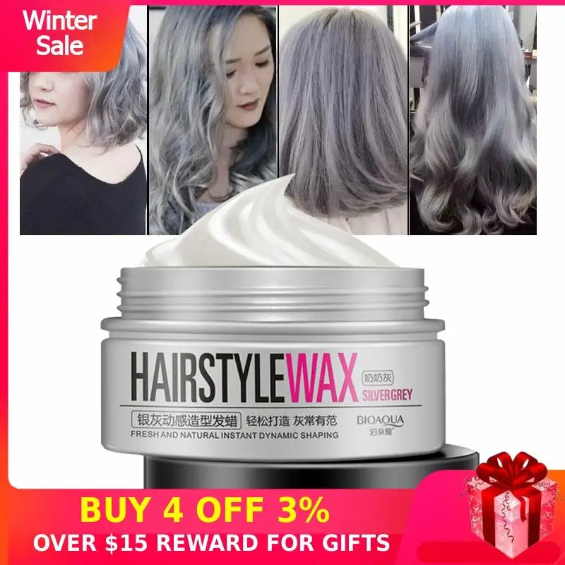Воск для волос серый цвет палочка краски глина экологичный гель укладки