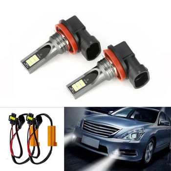 

2x H11 H8 Car Canbus Bulbs Reflector Mirror Design Fog Lights No Error For Skoda Octavia 2010-2014