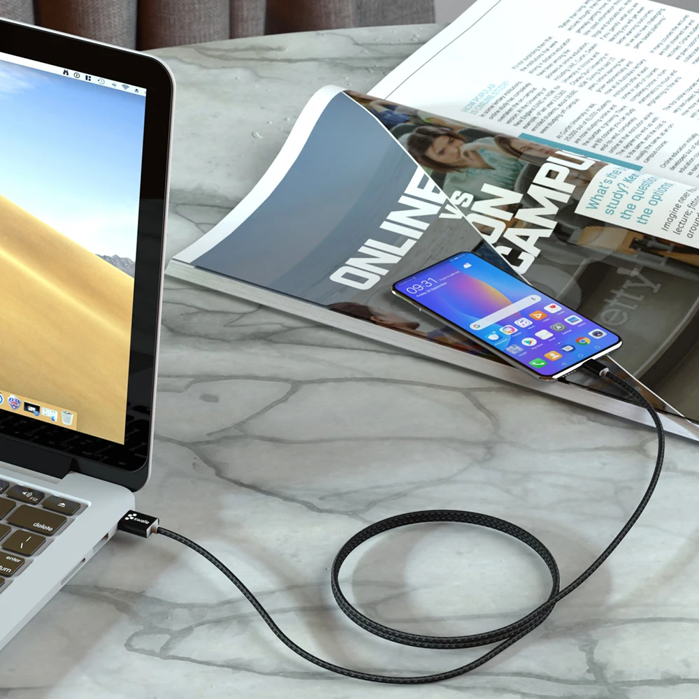 Swalle micro usb телефонный кабель для мобильных сотовые телефоны, планшеты кабель usb C кабель для зарядки type C кабель передачи данных usb кабель