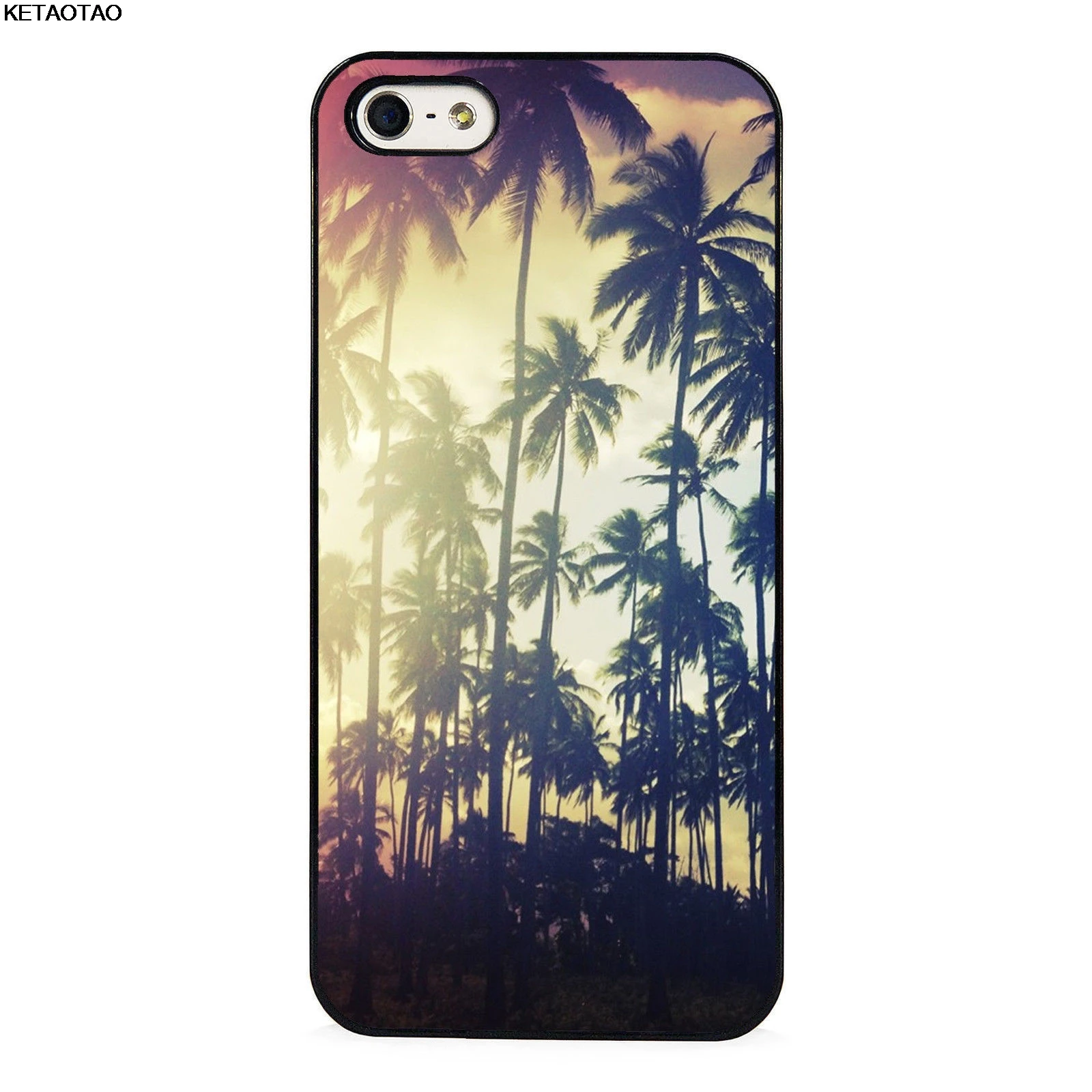 KETAOTAO пальмы LA Летний чехол для телефона s для iPhone 4S SE 5C 5S 6S 7 8 Plus X XS XR 11 Pro Чехол Мягкий ТПУ резиновый силиконовый - Цвет: Многоцветный