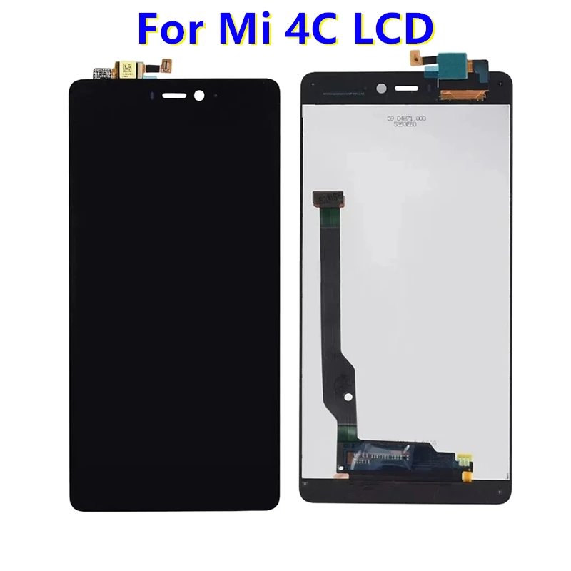 5," дисплей для Xiaomi mi 4 mi 4C mi 4i mi 4S ЖК-дисплей с сенсорным экраном дигитайзер с рамкой для Xiaomi mi 4 4C 4i 4S lcd