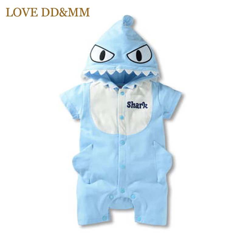 Одежда для детей LOVE DD & MM милый повседневный комбинезон с капюшоном и рисунком из