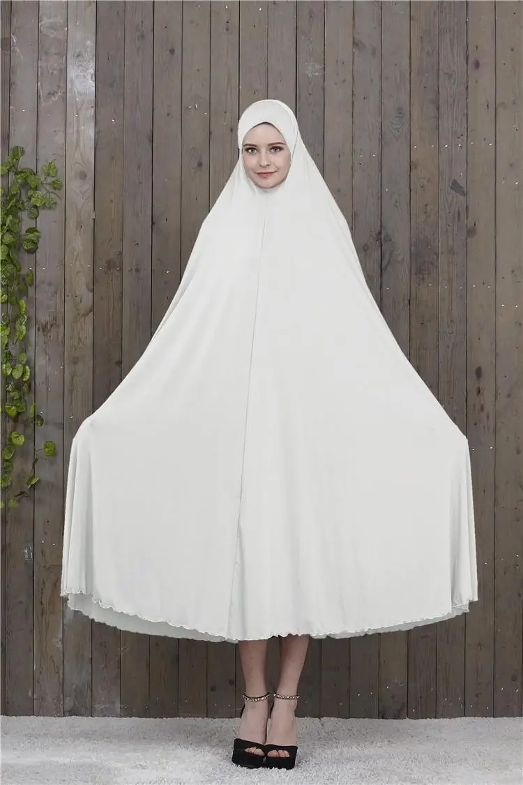 

Muslim Women Large Overhead Hijab Dress Islamic Full Cover Prayer Abaya Khimar Scarf Arab Dresses Worship Turkey Middle East New