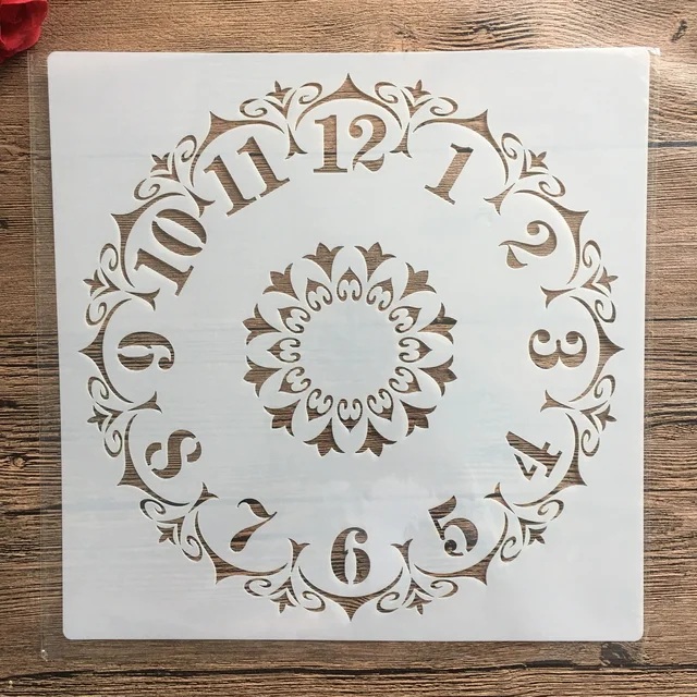 New 30 * 30cm size diy craft mandala mold for painting stencils stamped photo album embossed paper card on wood, fabric, wall 145