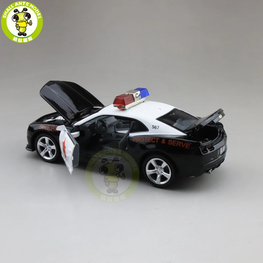 1/32 Chevrolet Camaro Poli ce машина литая под давлением Модель автомобиля игрушки Дети Мальчики Подарки