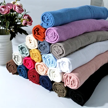 

Soft Linen Cotton Fabric Organic Material Pure Natural Flax Cambric Eco DIY Clothes Patchwork Fabric