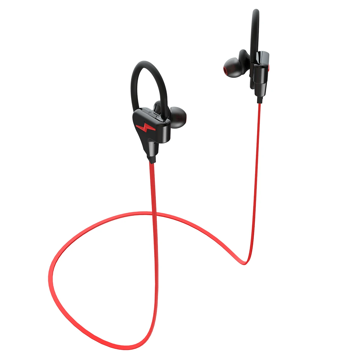 Lightweight Wireless BT Over Ear Earphone Outdoor Sports Hi Fi Headphone With Charging Cable Soft Silicone Ear Cap