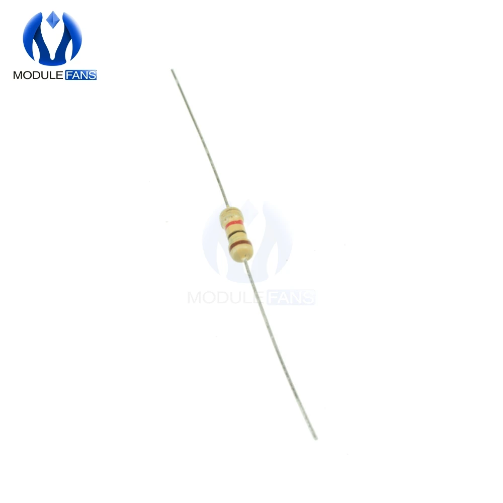 Carbon film resistor 100PCS 1000 Ohms 1K Ohms 0.25W 1/4W 5% Carbon Film Resistors Resistance