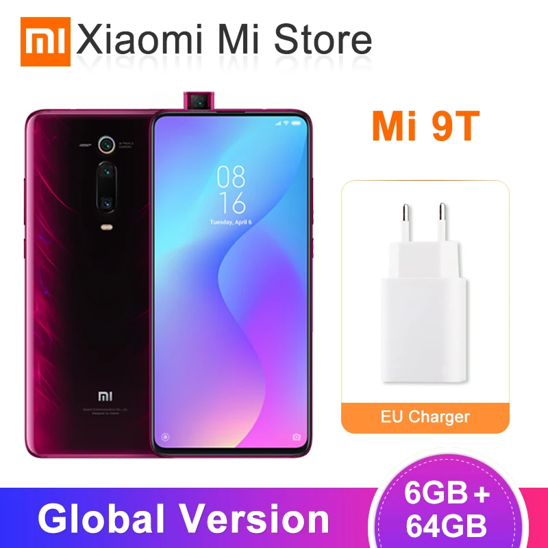 Глобальная версия Xiaomi mi 9T(красный mi K20) 6GB 64GB Смартфон Snapdragon 730 Octa Core 48MP 6,3" 2340x1080 4000mAh NFC