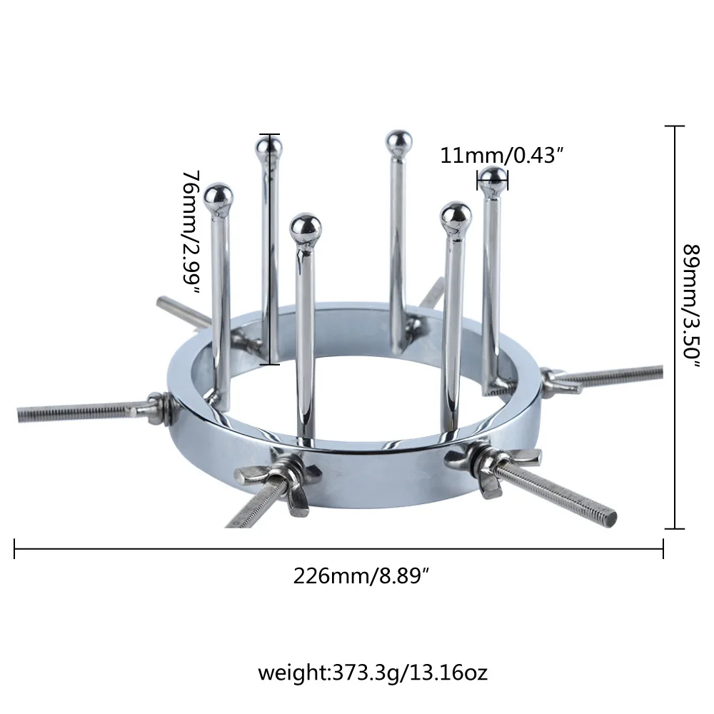 Extreme Anal Vaginal Dilator Speculum Mirror Adult Metal Anus Pussy Dilator Anal SM toy For Woman Expansion Device