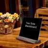 1Set Wood Tabletop Chalkboard Double Sided Blackboard Message Board Children Kids Toy ► Photo 2/6