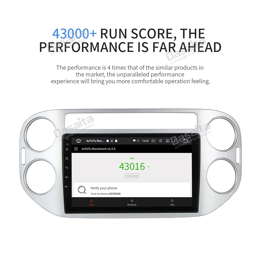 Sale 9" HD Digital Touch Screen Octa-Core 64bit Android 9.0 radio car for Volkswagen VW Tiguan 2010-2015 with 4GB RAM + 32GB ROM 5