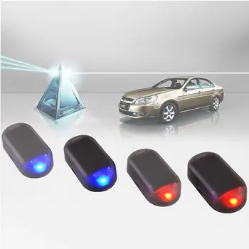 

1X Instagram Car Solar Led Anti-Theft Light Strobe Signal Power Dummy Alarm Warning Flash USB LED light avto for car accessories