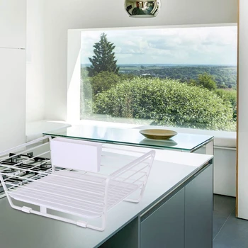 

Hot Metal Kitchen Dish Drainer Drying Rack Drying Storage Organizer Kitchen Sink Holder For Plates Bowl Cup Tableware Shelf Bask