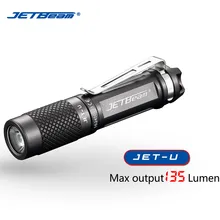 Free Shipping Jetbeam Jet-u(jet-μ) Xp-g2 135lm Mini Portable Waterproof Led Flashlight Linterna portátil al aire libre