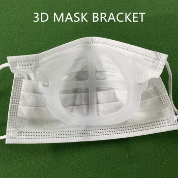 

Reusable Protective Mask Bracket Breathable Lip Protection Stand Increase Breathing Space 3D Mask Bracket For Outdoors Face Care