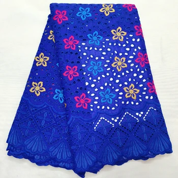 

2019 High Quality Swiss Voile In Switzerland Hot Selling 100%Cotton African Dry Lace Fabric Nigerian Lace Fabric for women dress