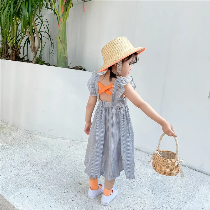 baby dresses cheap Bandage Dresses for Girls Clothings Autumn Winter New Girls Dress Short Sleeve Fashion Cotton Floral Dress Children's Costume girl baby dresses