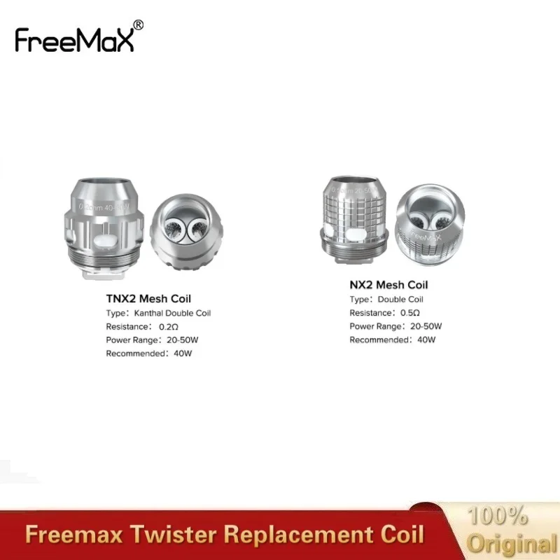 Оригинальный сменный атомайзер Freemax Twister катушка TX1 TX2 NX2 TNX2 S316L для вейпа Fireluke