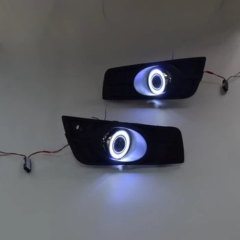 

LED DRL Daytime Running Light Fog Lamp 12V Car Running Lights with Angel Eyes for Chevrolet Cruze 2009-2014