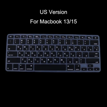 

2020 New US Version Russian Keyboard Silicone Skin Cover For Apple Macbook Air Pro 13 15