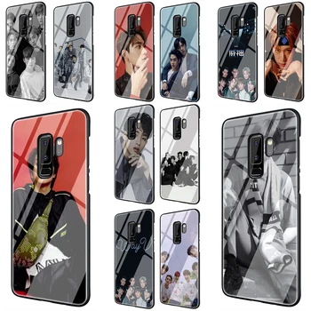 

WayV Tempered Glass Phone Cover Case For Samsung Galaxy S7 edge S8 Note 8 9 10 Plus A10 20 30 40 50 60 70