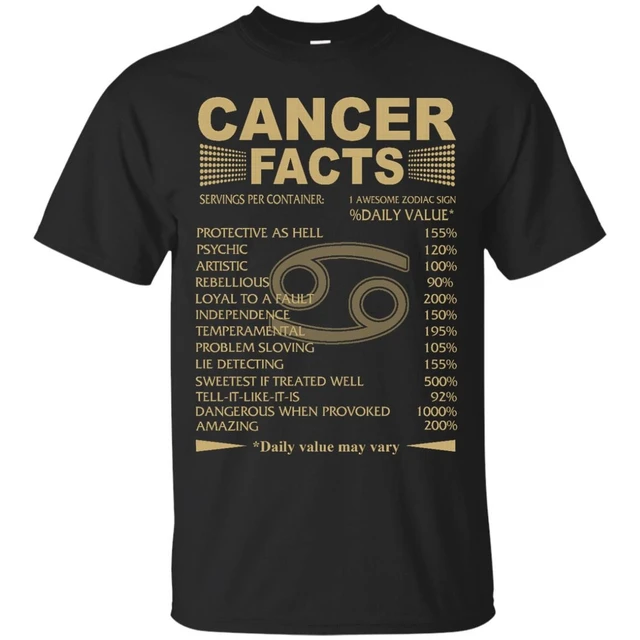 tørst Og udlejeren Cancer Horoscope: Cancer Zodiac Facts Men's T Shirt - T-shirts - AliExpress