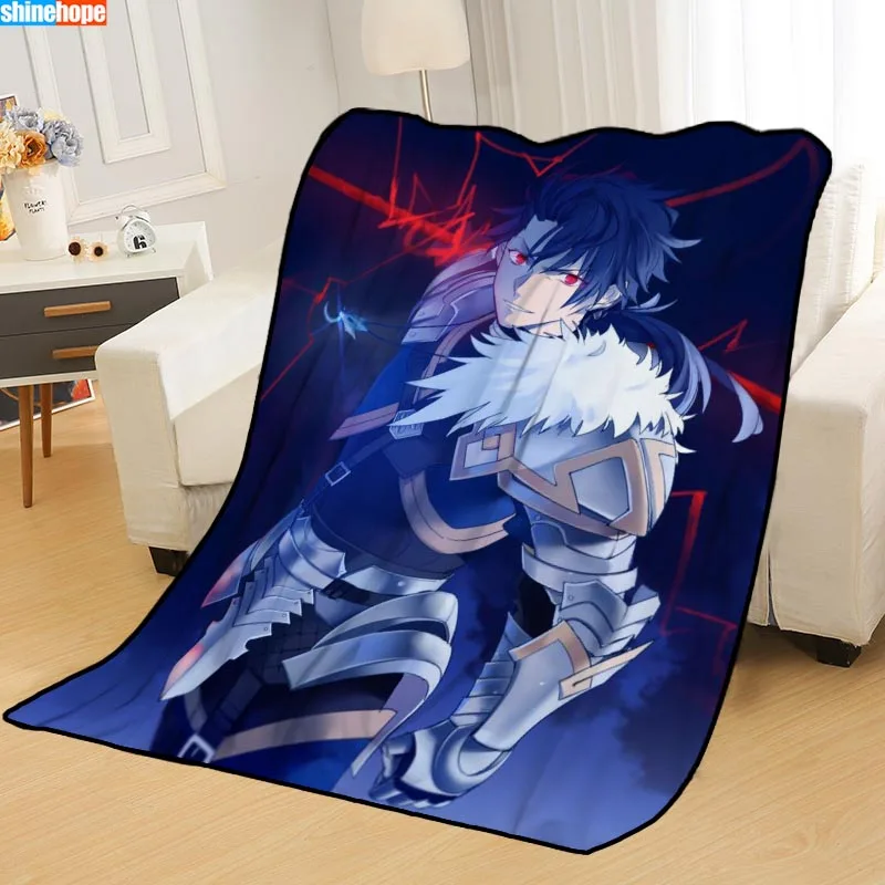 Custom anime boy Blankets for beds throw blanket soft blanket summer blanket anime blanket travel blanket Big Size 145X200cm
