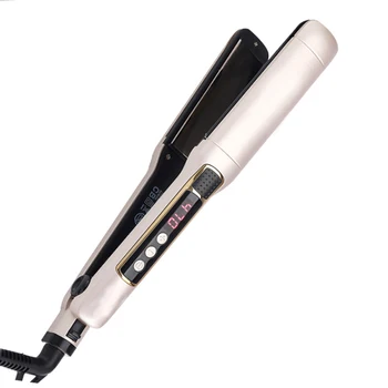 

Professional Flat Iron Hair Straightener 3D Floating Titanium Plate Anti-Static Instant Heat Up Dual Voltage with Adjustable