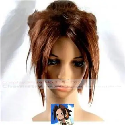 Шаман король Yoh Asakura Косплей hairwear с шапочкой