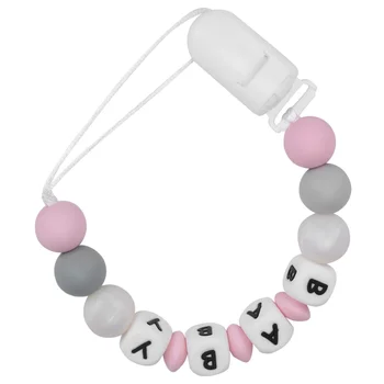 

Silicone Teether Durable Soothing Teething Toy Safe Molar Tool Soft Teething Gel Stick for Baby Infant Newborn (Pink)