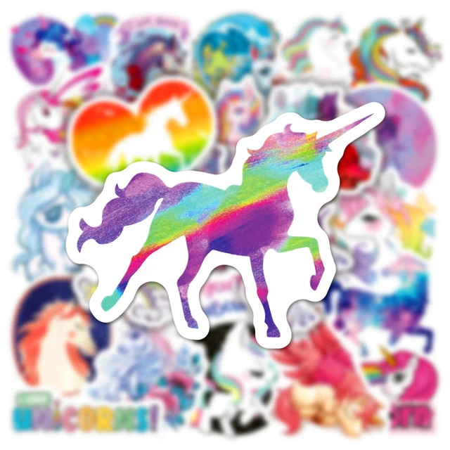 Unicorn Stickers, Cute Aesthetic Unicorn Waterproof Stickers