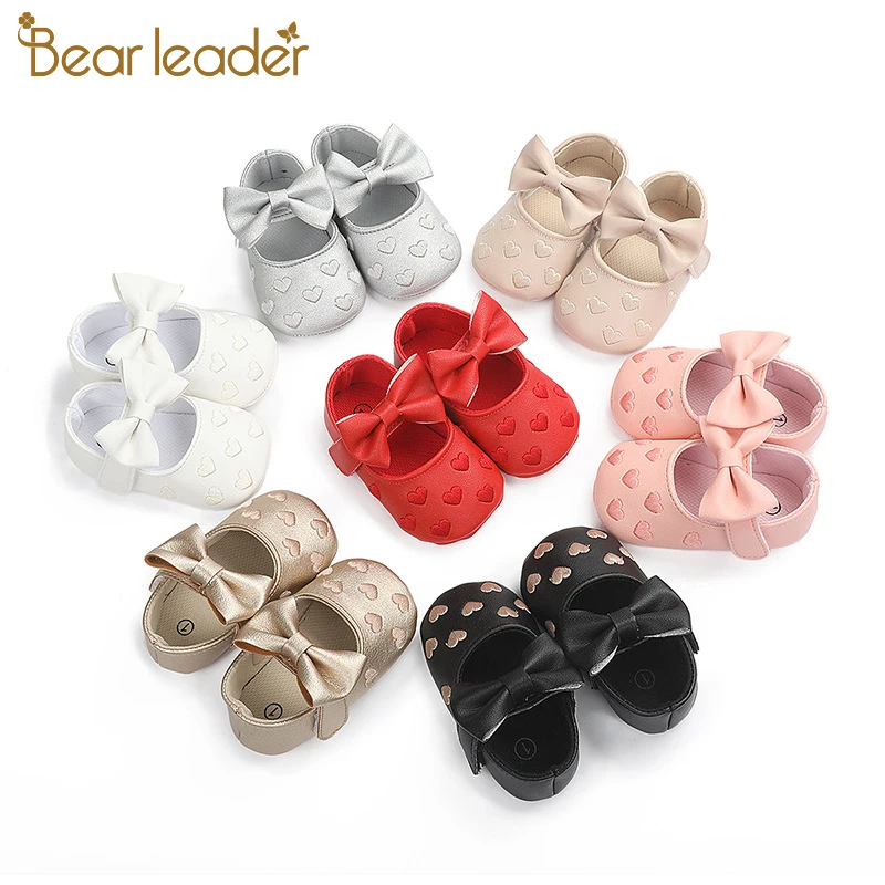 Buy Baby Shoes Footwear First-Walkers Newborn Baby-Boy-Girl Soft-Soled Non-Slip Infant Bow qzKDogyaL