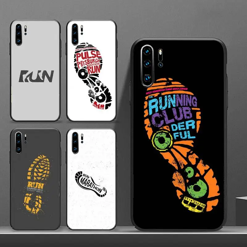 Sports RUN shoes case for huawei p20 p30 p40 pro mate 10 20 30 lite p smart y7 2019 plus nova 3I cases cover | Мобильные телефоны и