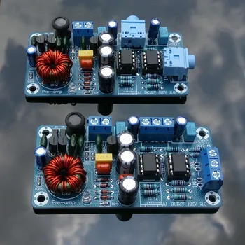 

Home 5532 Car Audio Source Pre-amplifier Board Pre-amplification Pure Amplified Tone Sound Quality Effect Enhancer Board
