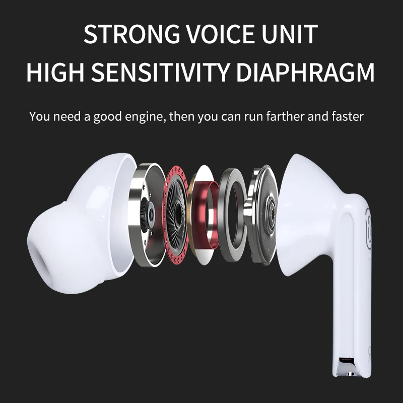 wireless headphones noise cancelling TWS bluetooth earphone with charging box microphone mini sport Headset for mobile phone