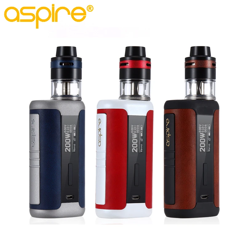Electronic Cigarette Aspire Speeder Revvo 200W High Power Vape Support TC/VV/VW/TCR and CPS Modes Compatible with 18650 Cell